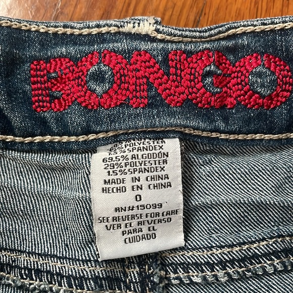 jean shorts, BONGO, size 0 - Picture 4 of 5